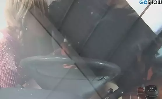 Triple Treat at Car Wash Blonde, Brunette, and a Wild Ride